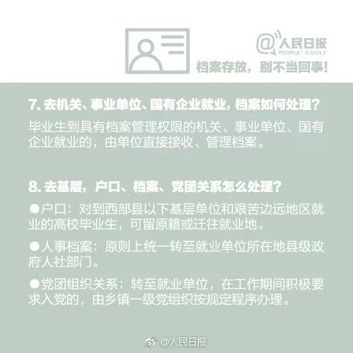離校3大要緊事:檔案+戶口+租房!