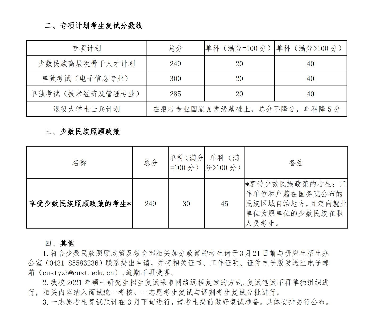 2021考研分?jǐn)?shù)線：長春理工大學(xué)復(fù)試分?jǐn)?shù)線_復(fù)試時間_國家線公布！